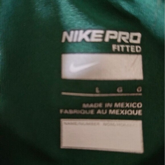 Nike Mens Large Green Sleeveless Top Athletic Fit Workout Ready - Picture 7 of 7